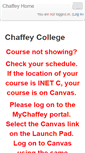 Mobile Screenshot of moodle.chaffey.edu