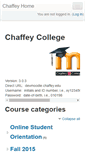 Mobile Screenshot of devmoodle.chaffey.edu